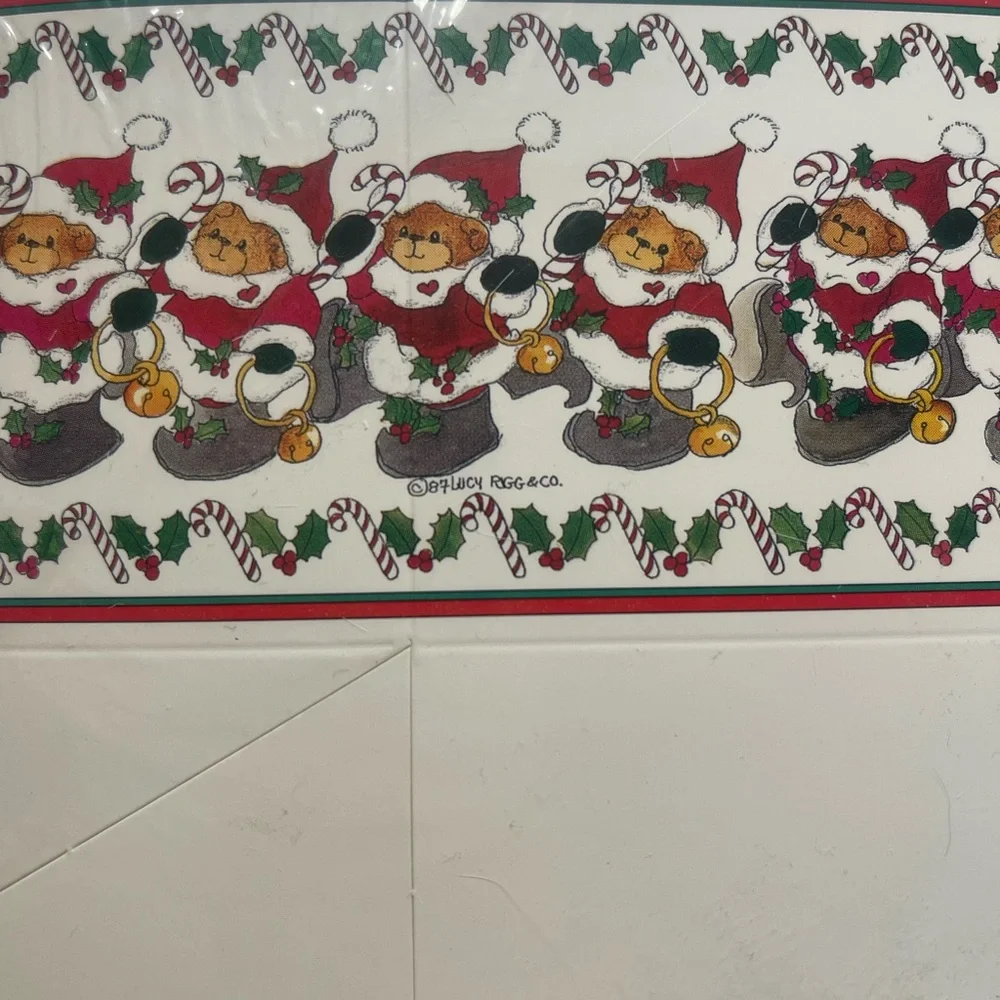Lucy & Company Vintage 1987 Baking Boxes with Christmas Bear Design